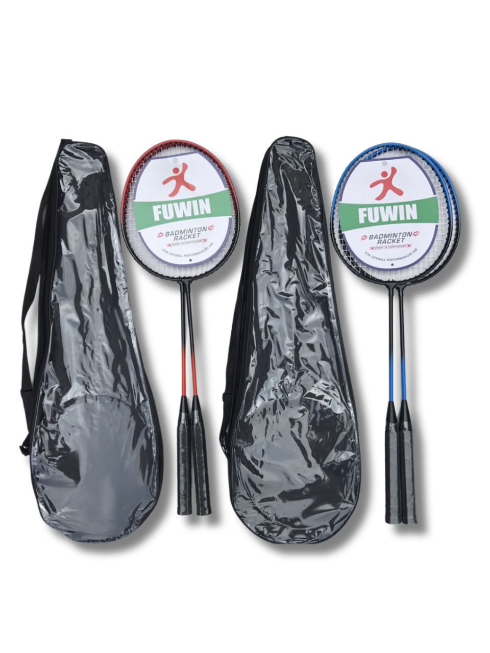 Vợt cầu lông đôi Fuwin bao kính giá rẻ